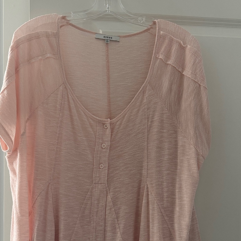Anthropology  RO&DE Light Peach Blouse